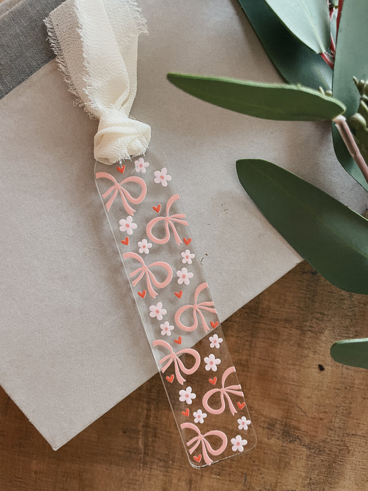 Bows Bookmark | Acrylic