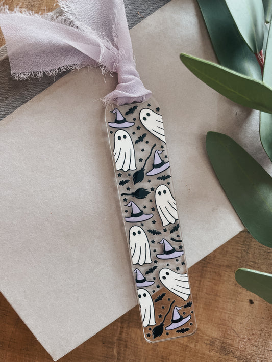 Witchy Ghost Bookmark | Acrylic