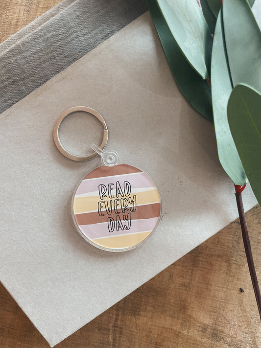 Read Everyday Keychain | Acrylic