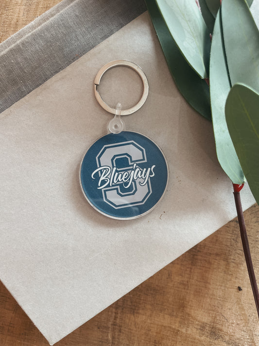 Sabetha Bluejays Keychain | Acrylic