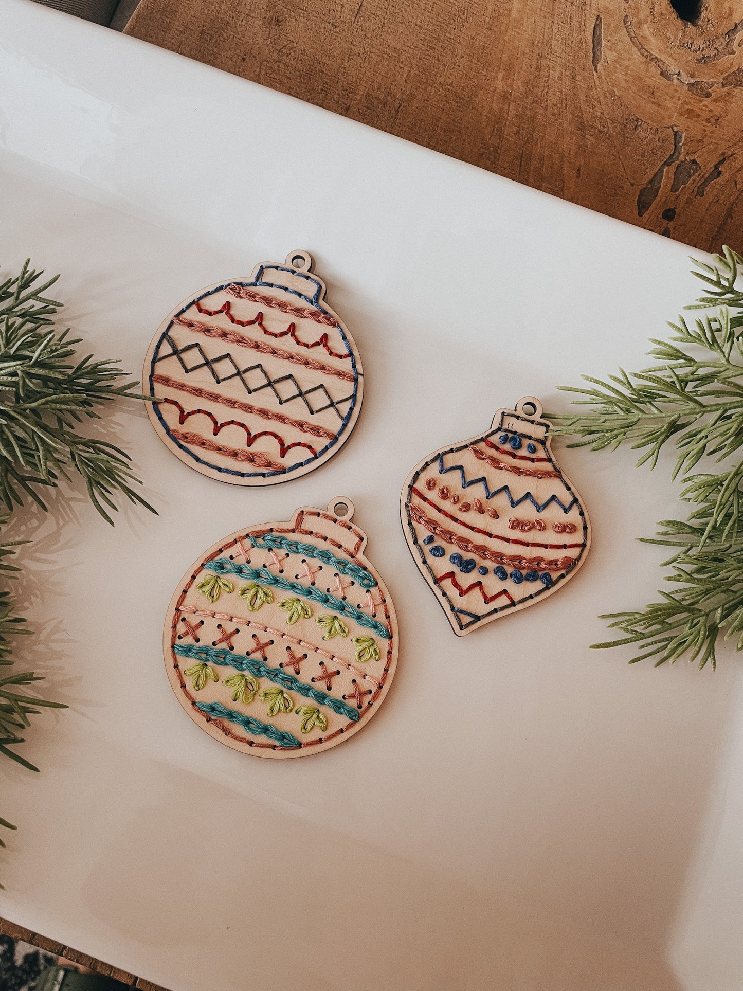 Round Ornament | Embroidery Kit